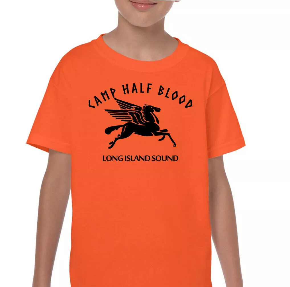 Camp Half Blood T-Shirt Kids Funny Percy & The Lightning Thief Movie Boys  Girls