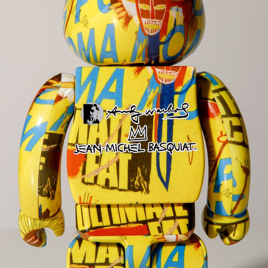 Medicom Toy Bearbrick 400% + 100% Andy Warhol x JEAN-MICHEL Medicom Toy Bearbrick 400% + 100% Andy Warhol x JEAN-MICHEL