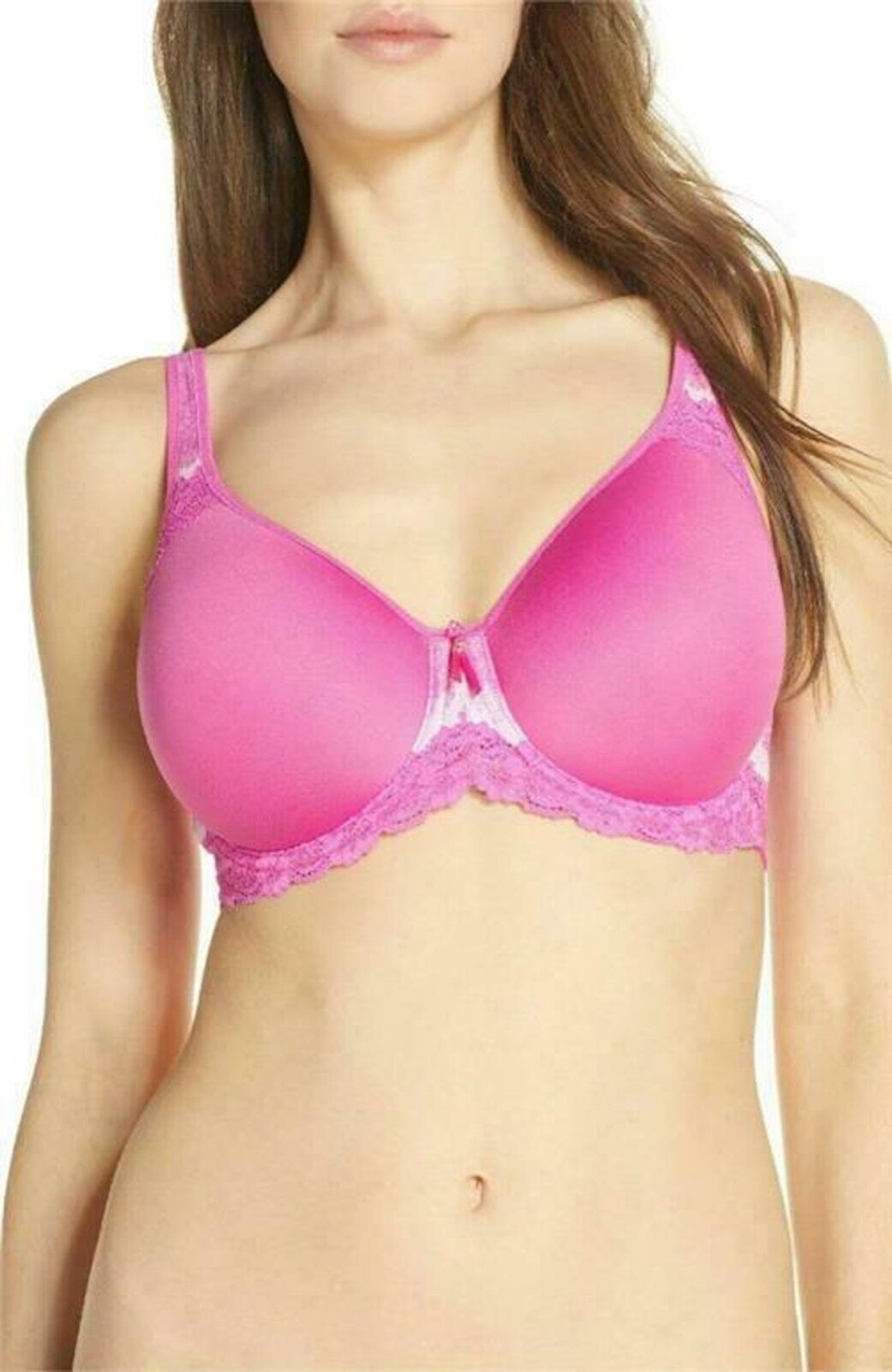 New Wacoal 853290 Basic Benefits Contour Underwire Bra 32D Pink