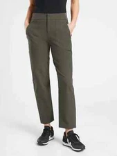 ATHLETA Wander Hybrid Straight Leg Pant 6 Tall 6T Peat NWT #982456 Hiking Casual