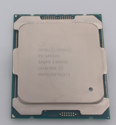 Intel Xeon E5-1603V4 SR2PG 2.8 GHZ 4 Cores Socket 2011-v3 Cache: 10MB 14nm ECC