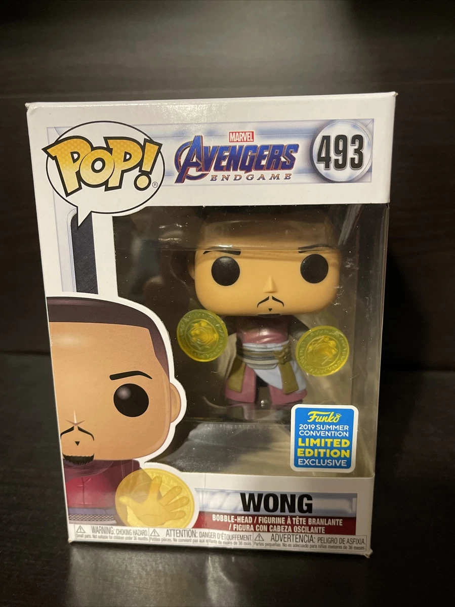 Funko Pop Marvel Avengers Endgame Wong 493 SDCC Exclusive Minor Box Damage