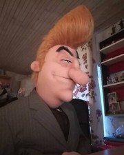 puppet professionnelle "Eddy" en mousse , style muppet, pièce unique