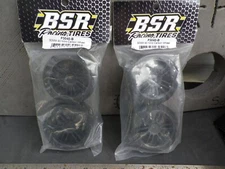 BSR racing tires 30mm 40 nitro carbon wheel F3040-B Set new BSR racing tires