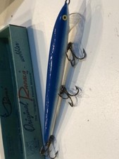 Vintage Rapala with original box and papers. Original fininish Minnow. #11 blue