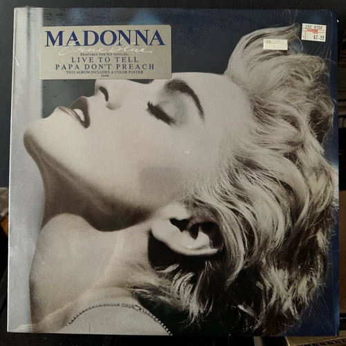 Madonna / True Blue Lp Sire 25442 Hype + Shrink US