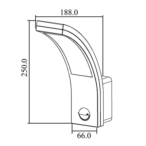Lampada da parete LED con sensore di movimento PIR IP54 interno esterno 750lm bianco naturale quartier generale - Foto 3 di 36