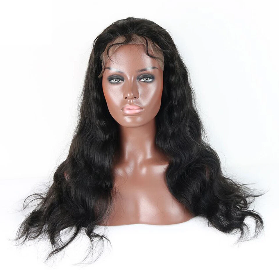 12-22 «Натуральный тела волнистый 100% индийский Remy человеческих волос полный кружева парик Baby волосы - Изображение 2 из 4