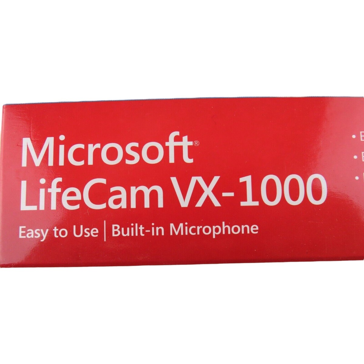 Microsoft Lifecam VX-1000 Web Cam Built in Microphone Works With