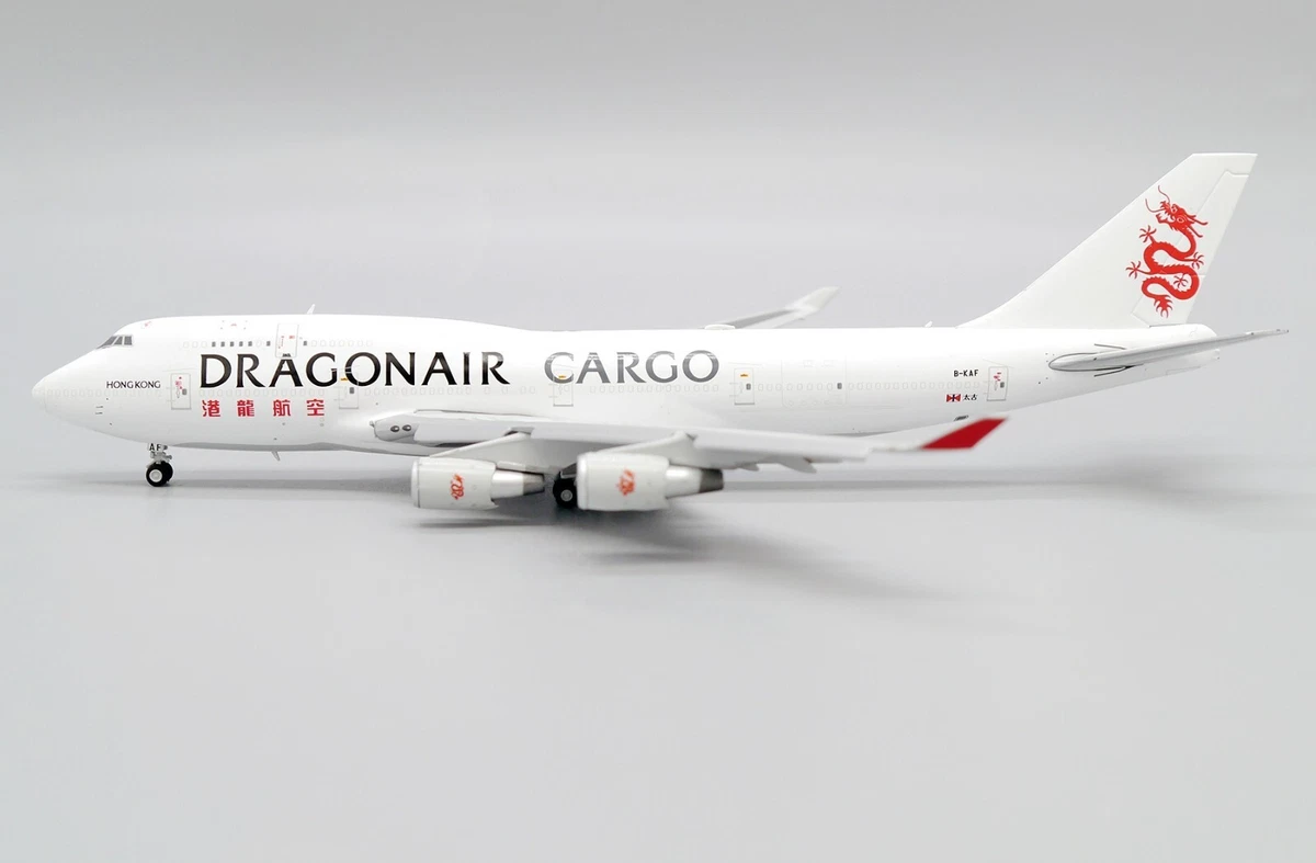 B747 DRAGONAIR CARGO REG: B-KAF FLAP DOWN W/ANTENNA - JCWINGS JCEW4744010A  1/400 | eBay