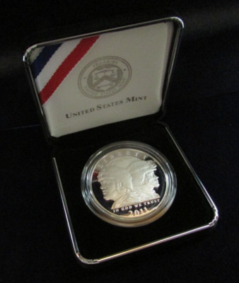 2011 - 1oz Silver Dollar- US Army Commemorative Proof OGP & COA | eBay