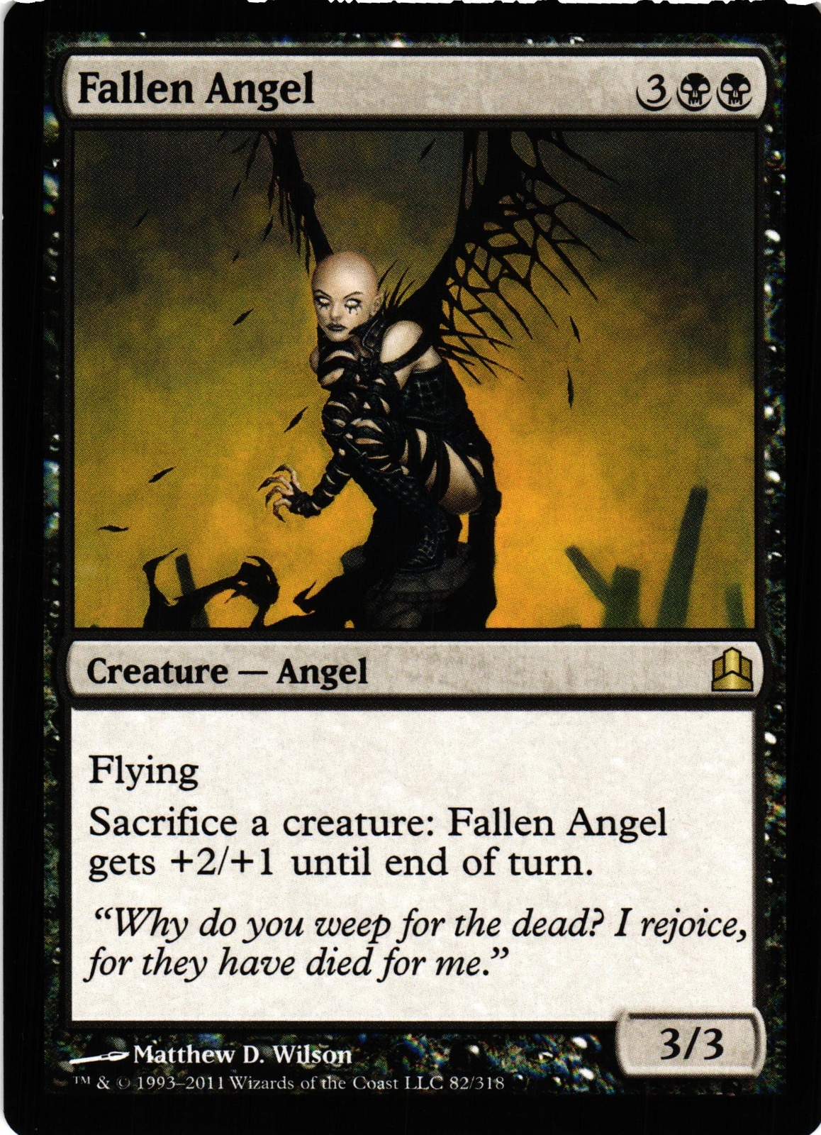 Commander #82 Fallen Angel