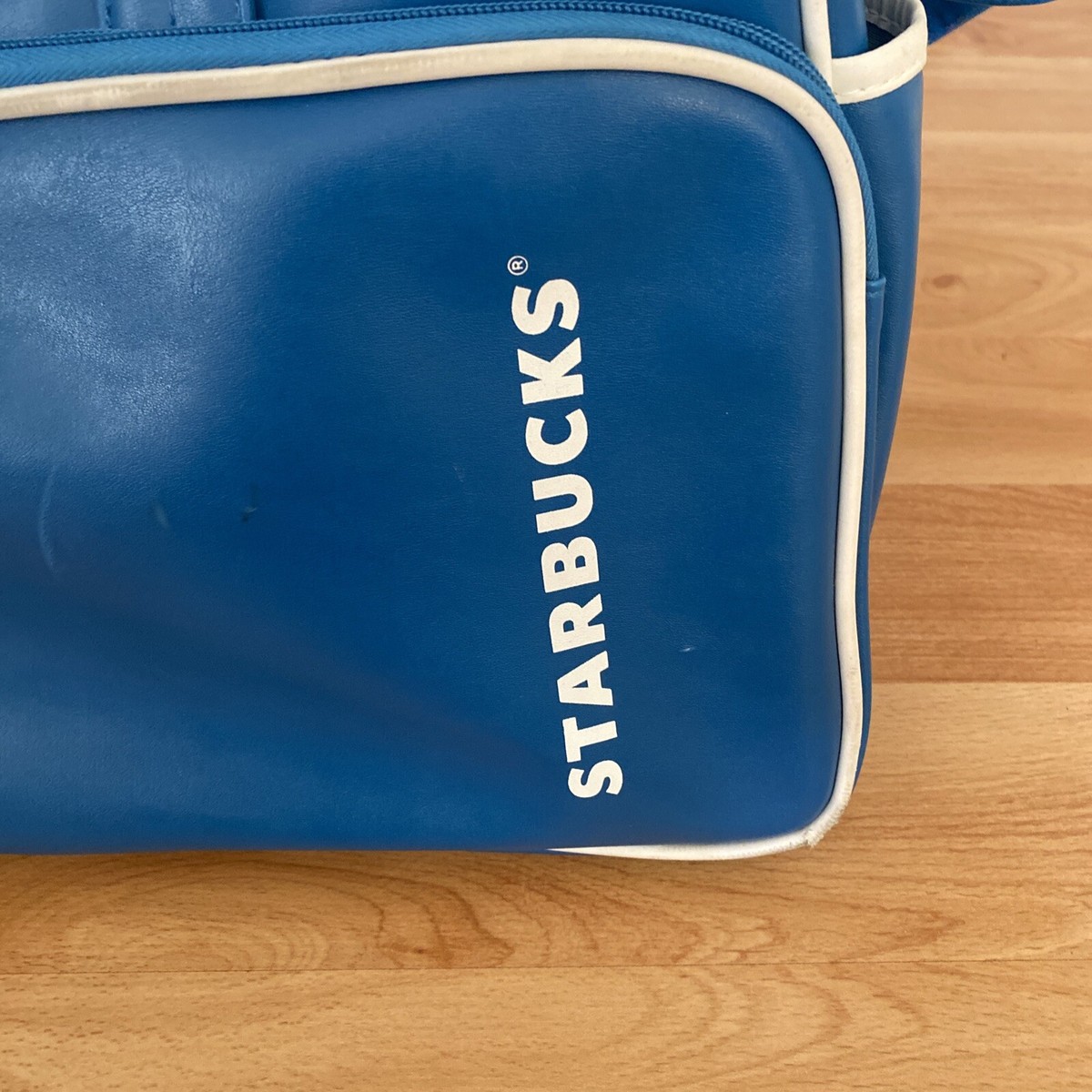 Blue Starbucks Duffle Bag - Gemline - Excellent Condition - 18”x10