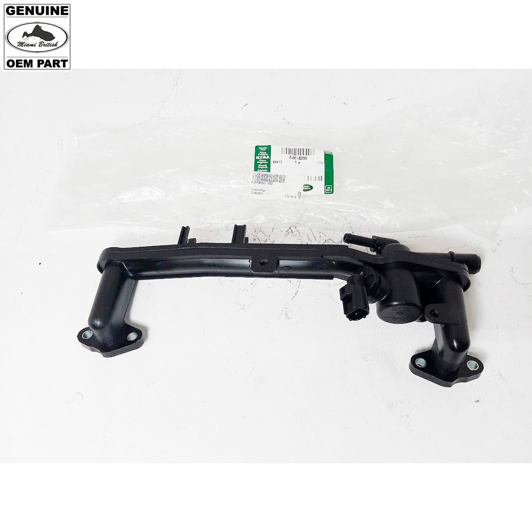 JAGUAR COOLANT HEATER PIPE MANIFOLD XJ F-TYPE XK XF AJ814056 OEM 