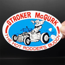 Stroker Mcgurk Vintage Style Decal Vinyl Sticker Hot Rod Rat Rod Car Racing