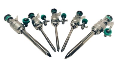 Laparoscopic Trocar 5mm 7mm 10mm 12mm 15mm Endo Surgical Instruments Set 5Piece