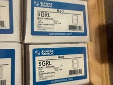 System Sensor Security Strobe Light SGRL fire alarm part