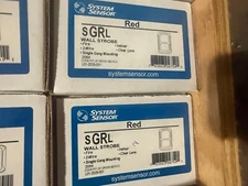 System Sensor SGRL Wall Strobe - Red