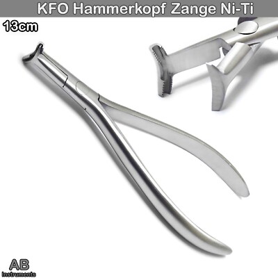 KFO Hammerhead Pliers Dental Technology Wire Bending Pliers Dental NiTi RCA Back Plier CE