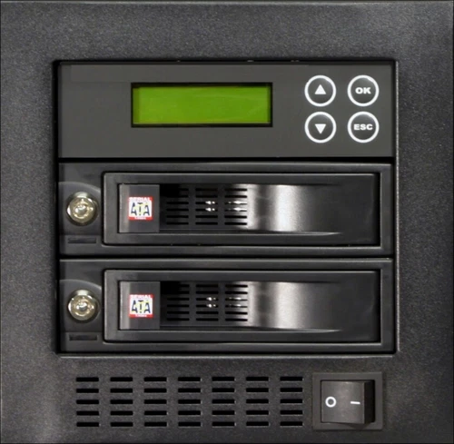 MediaStor #a801a 1-1, 1 to 1 Target 3.5" 2.5" SATA 75MB/s HDD SSD Duplicator
