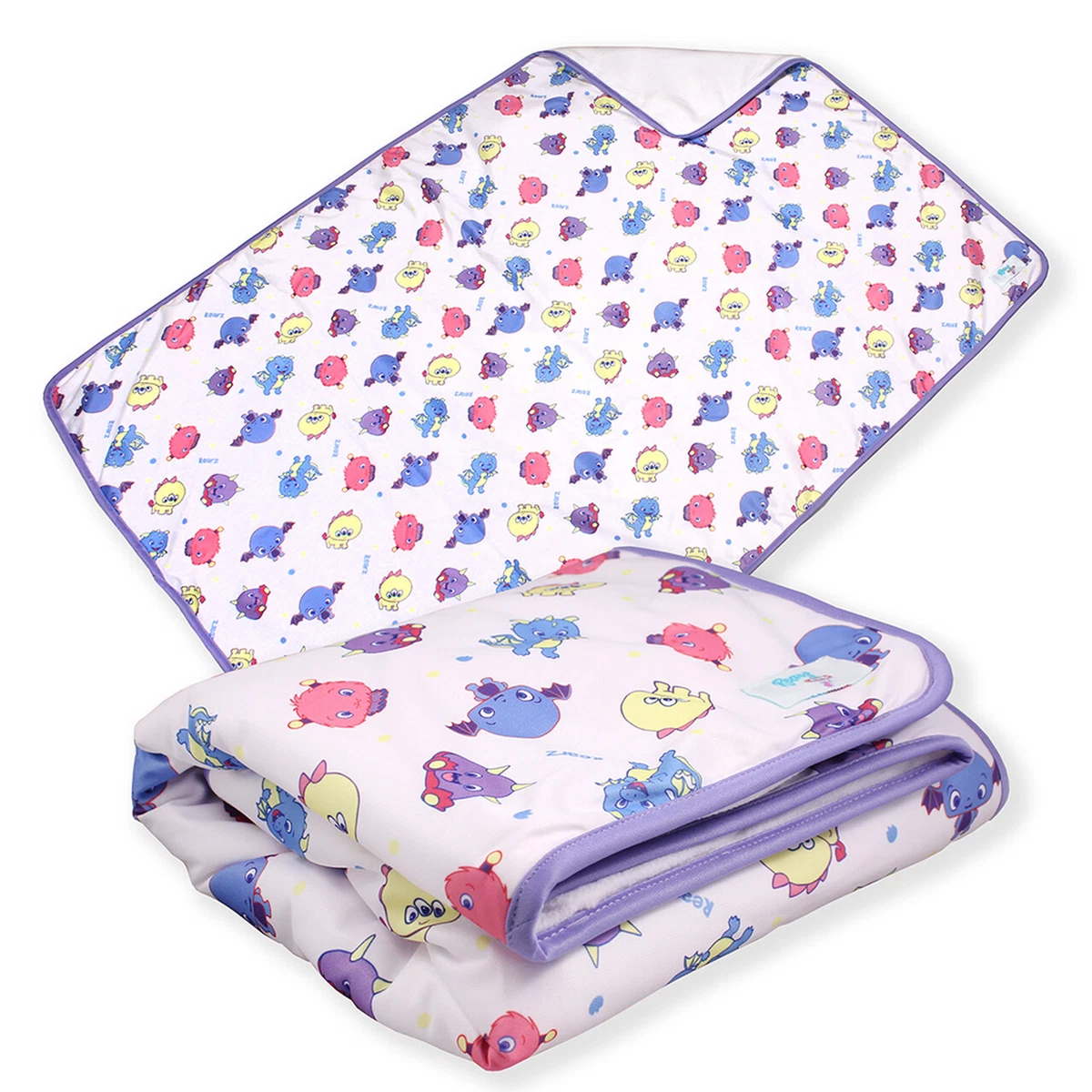 Special needs Adult Changing Pad Mat Rearz Lil Monsters Print