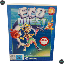 EcoQuest The Search for Cetus IBM PC 5.25 Floppy Spiel Big Box Sierra 1991