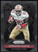 2015 Panini Prizm 168 Vernon Davis San Francisco 49ers Football Card