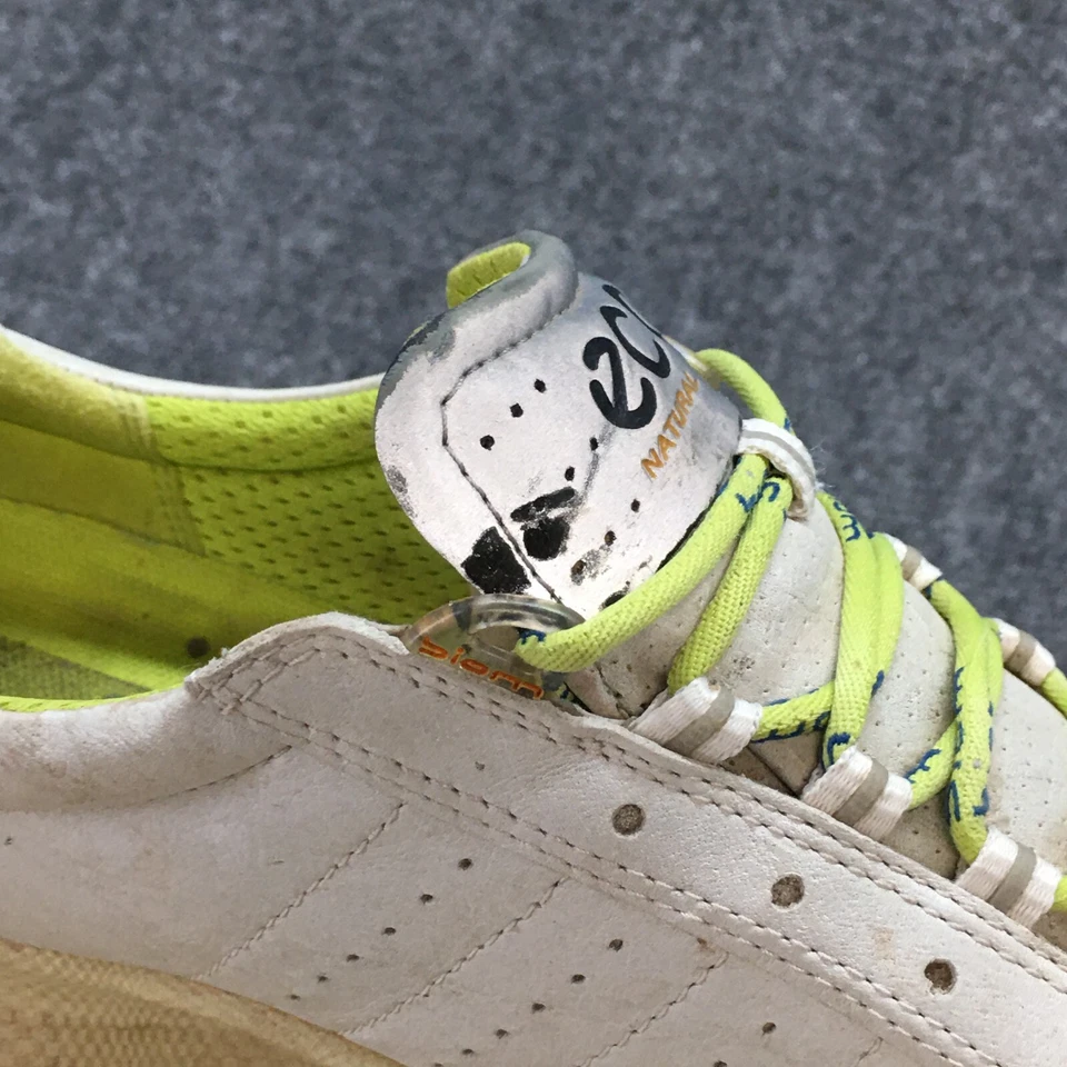 Ecco Shoes Womens 39 Biom Hybrid Yak Spikeless Golf Sneakers White Leather - Image 3 of 4