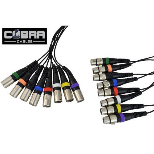 Cavo Frusta snake cable 8 XLR(F) 8 XLR(M) 15m