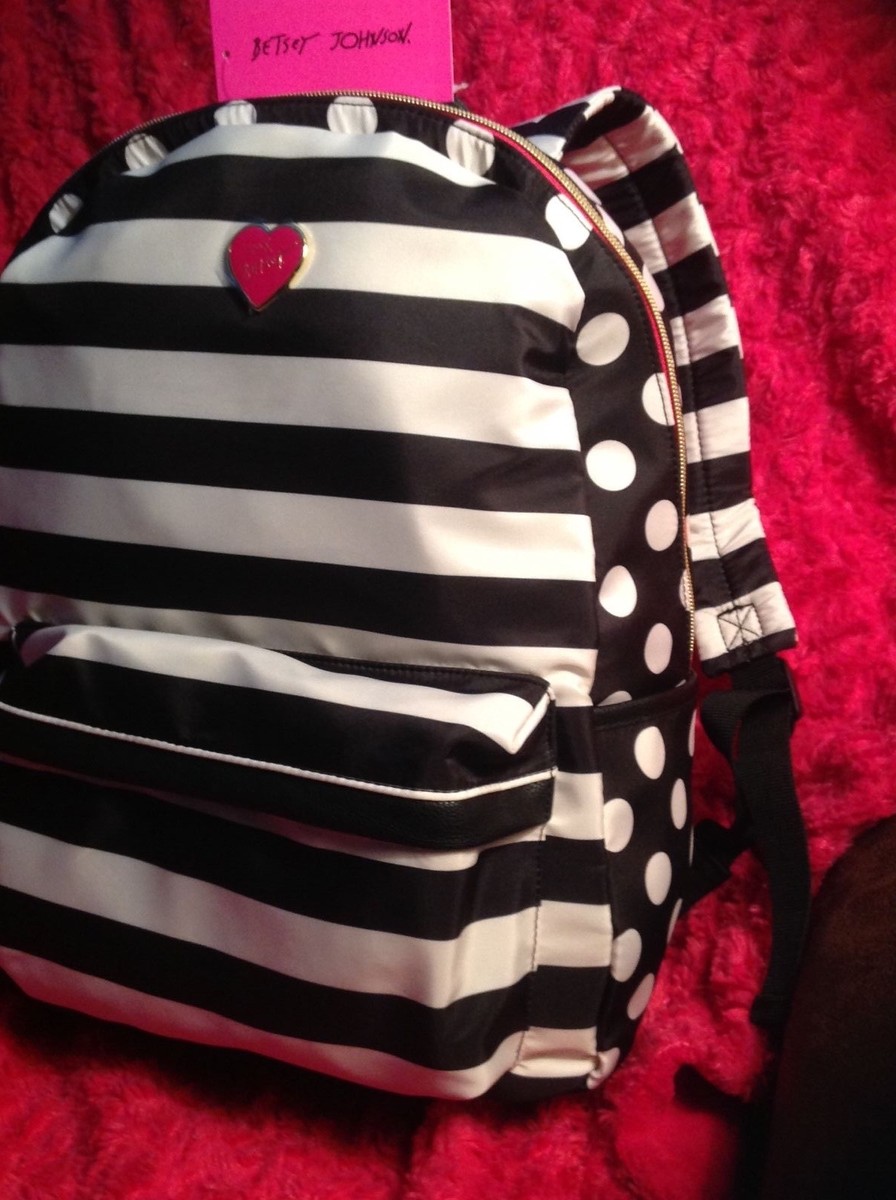 Betsy Johnson Women’s Polka Dot Teddy Bear Plush Backpack Betsey Johnson | Bags | Nwt Betsey Johnson Pink Polka Dot  main image 3