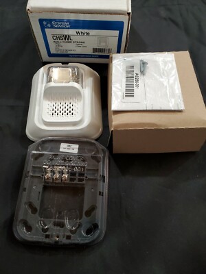 System sensor CHSWL wall chime strobe