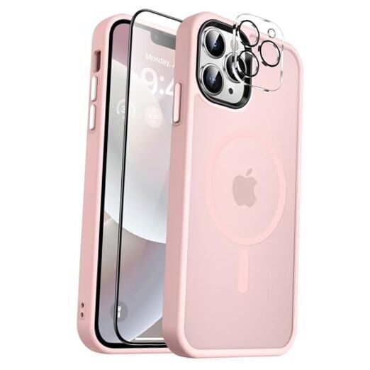 Strong Magnetic for iPhone 12 Pro Max iPhone 12 Pro Max 6.7inch A-Pink
