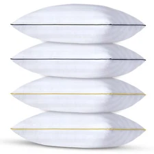 Bed Pillows for Sleeping - Standard Size Set of 4 Luxury Hotel Quality Bed Pi...