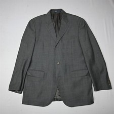 Polo Ralph Lauren 42R Gray Italy Made 100 Wool Mens Blazer Coat Suit Jacket