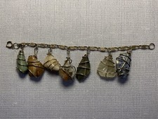 Vintage Caged Stone Bracelet