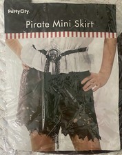 Women Halloween Costume Pirate Mini Skirt Party City 43102