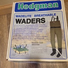 Hodgman Wadelite 13600 Breathable Footed Waders Size Medium