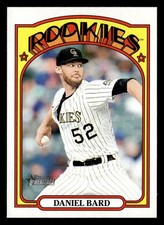 Daniel Bard 2021 Topps Heritage #671 Colorado Rockies *028