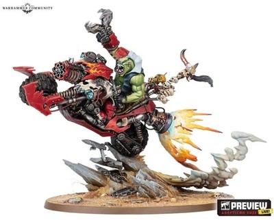 Warhammer 40k Armageddon Orks: Wazdakka Gutsmek PRESALE 5/9