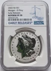 2022 Fiji Morgan D Privy Silver Dollar S$1 Early Releases - NGC REVERSE PF 70