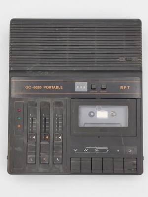 RFT Kassettenrekorder Stereo-Cassette-Deck GC 6020 portable - ungeprüft  §4