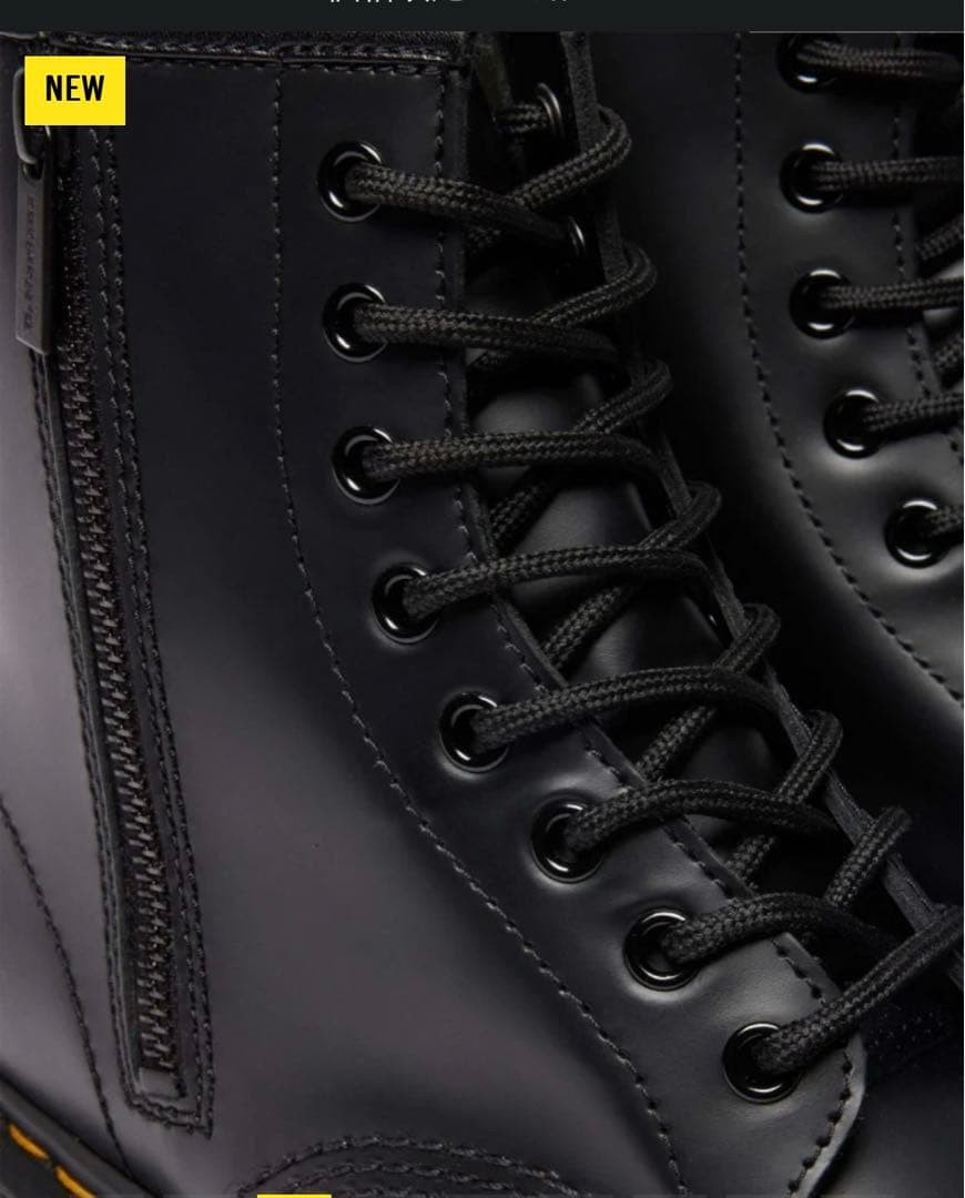Dr. Martens 1460 ZIP BEX 8-Hole Leather Boots Gray Women's Size 22cm image 4