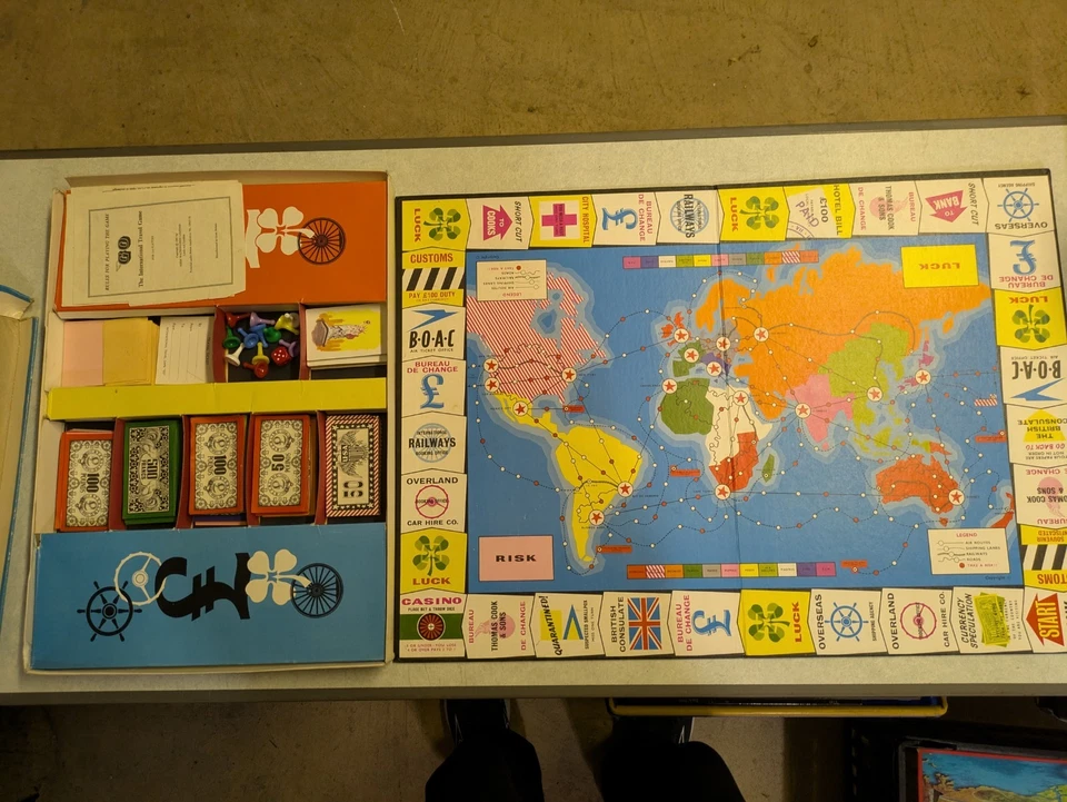 Waddington's GO - The International Travel Game - Vintage 1960's Board Game 1961 - Image 3 of 4