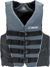 Connelly Mens X Large Tunnel 4-Belt Nylon Boating Lake Swimming Life Vest Safety