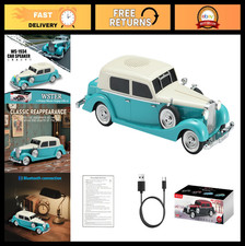 Retro Classic Car Bluetooth Speaker - Wireless HD Sound, FM Radio, TWS Stereo, L