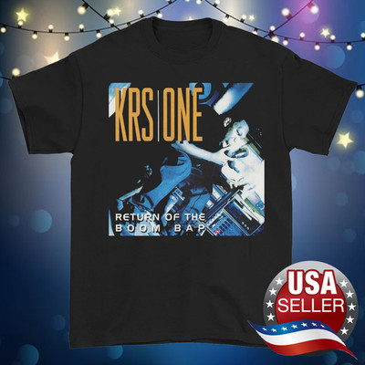 KRS-One Return Of The Boom Bap black T-shirt Unisex S-5Xl XY267