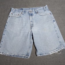 Men's Vintage Levi's 550 Light Wash Jean Shorts 36w