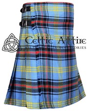 Bell of Borders Tartan 8 Yard Scottish Kilt - Made to Order By Celtic Attire