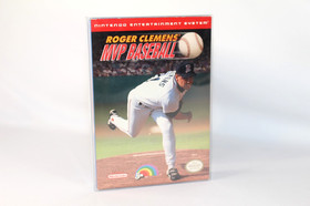 Roger Clemens' MVP Baseball NES Complete CIB NEAR MINT w/ RARE POSTER & REG!
