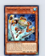 Yu-Gi-Oh TCG Fishborg Launcher SDFC-EN024 1st Edition Common Card NM